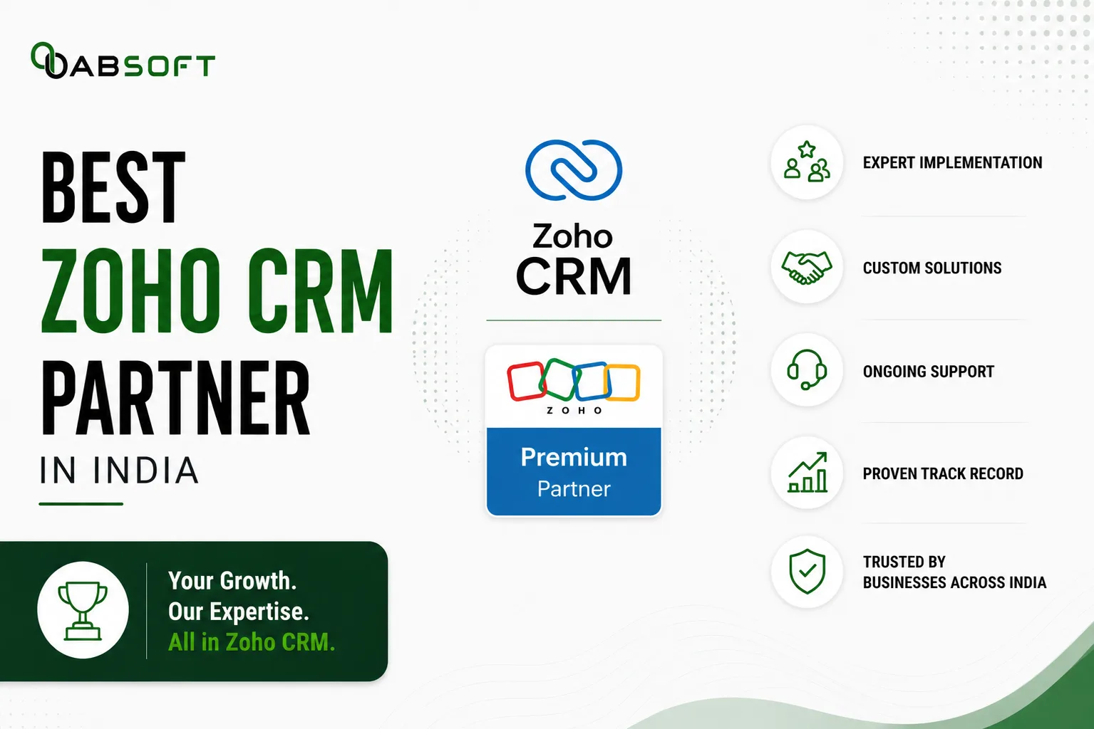 Best Zoho CRM Partner in India – Unlock Business Success with Absoft
