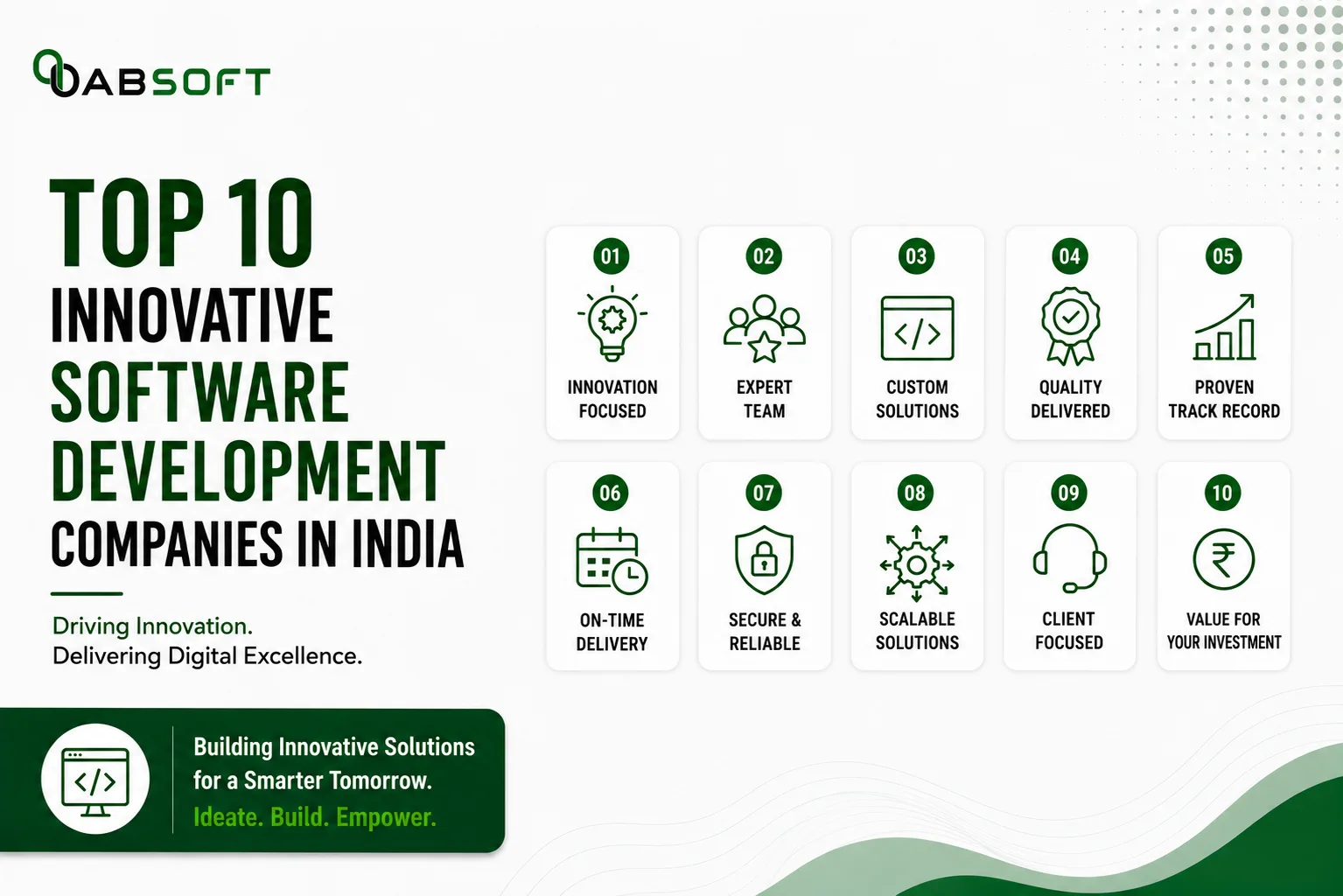 The Top 10 Most Innovative Software Development Companies in India