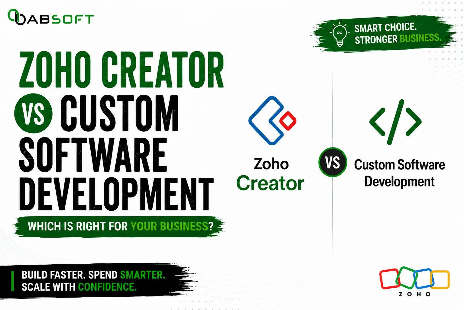 Zoho Creator vs Custom Software Development: Which Is Right for Your Business?