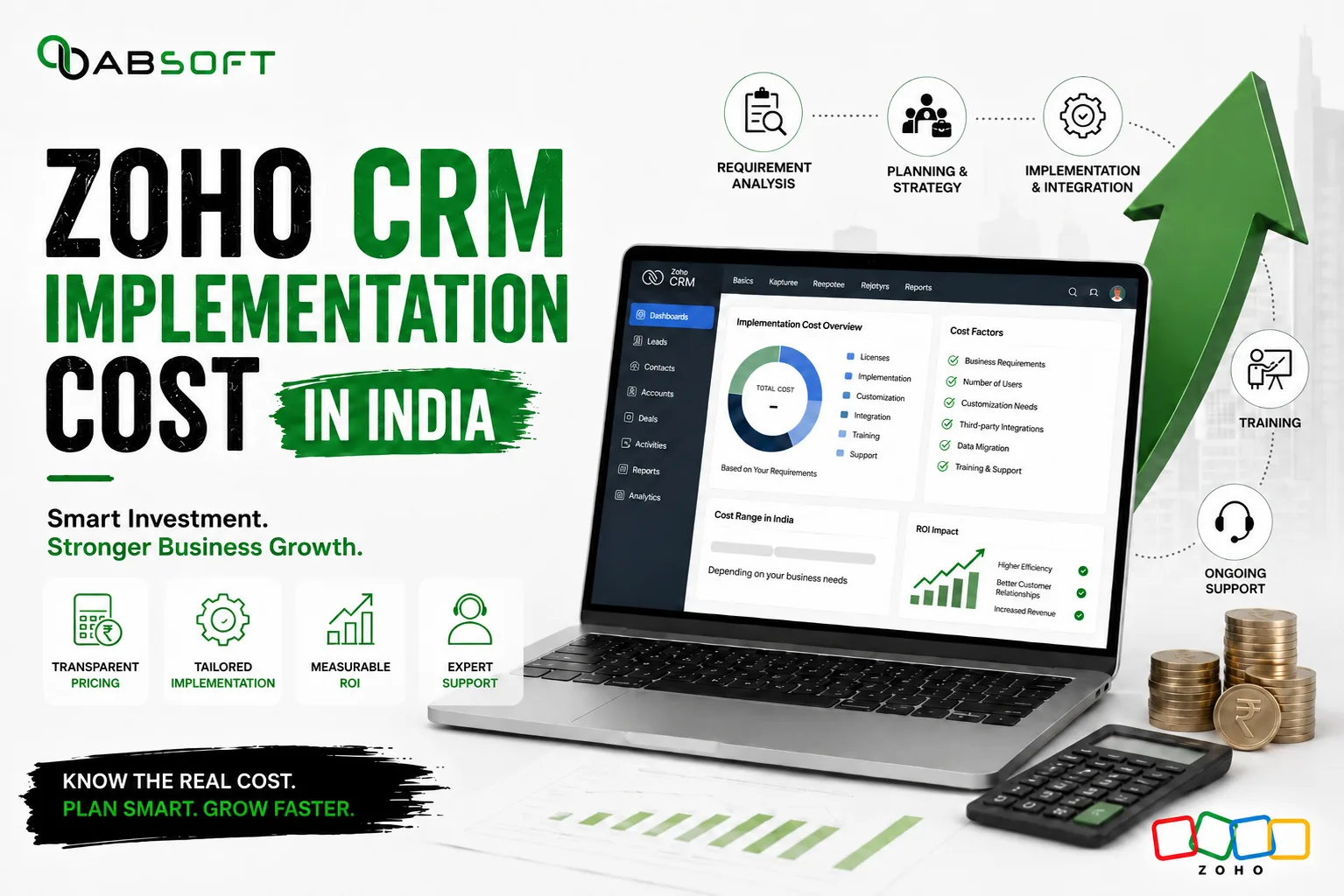 Zoho CRM Implementation Cost in India: Pricing, Timeline and Scope