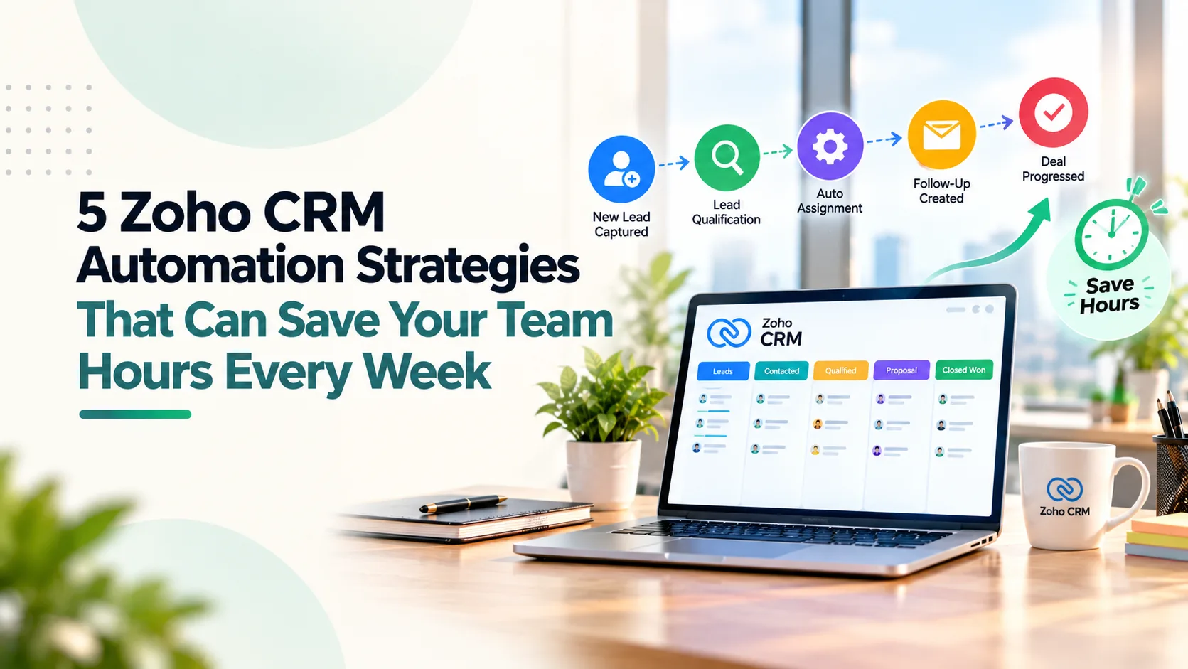 5 Zoho CRM Automation Strategies That Can Save Your Team Hours Every Week