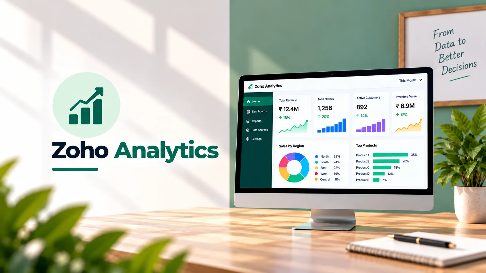 How to Build a Real-Time Sales & Operations Dashboard in Zoho Analytics (Without Drowning in Spreadsheets)
