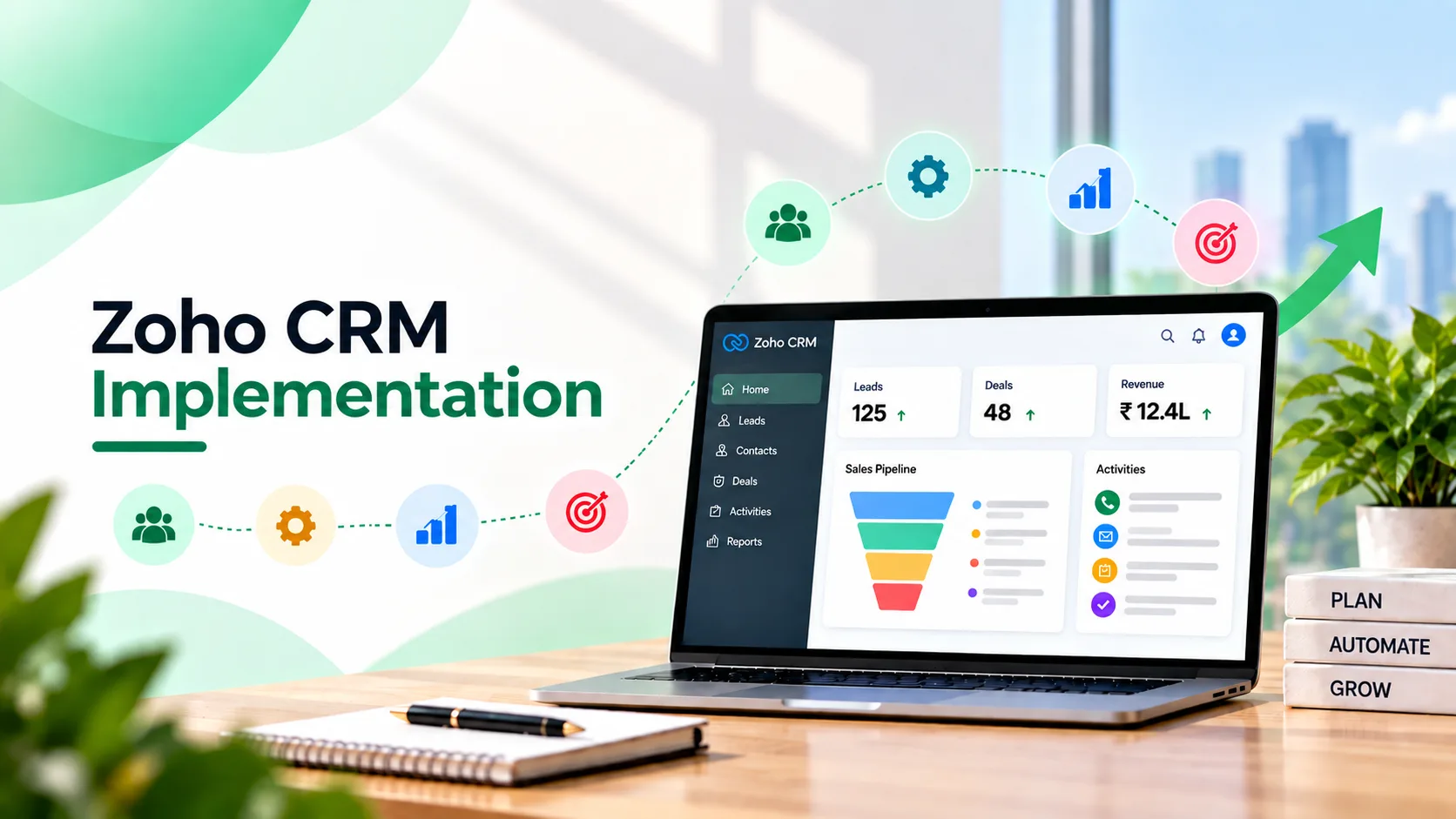 A Complete Guide to Zoho CRM Implementation for Growing Businesses